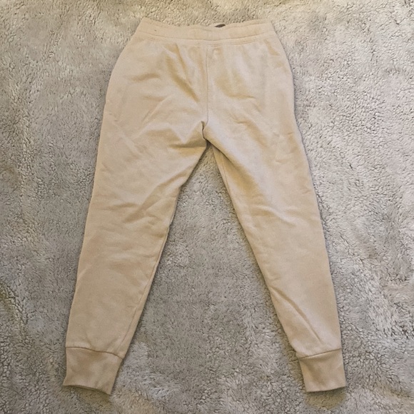 PINK Victoria’s Secret • Cream Colored Bedazzled Joggers - Picture 5 of 5